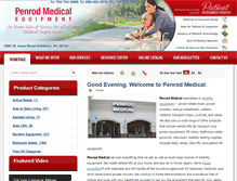 Tablet Screenshot of penrodmedical.com